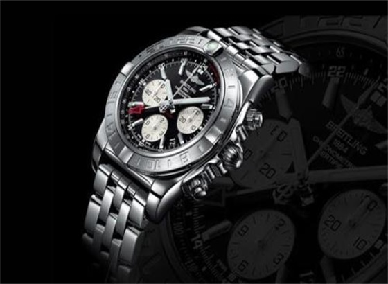 百年靈（Breitling）座艙男士B50黑色GMT計時碼表