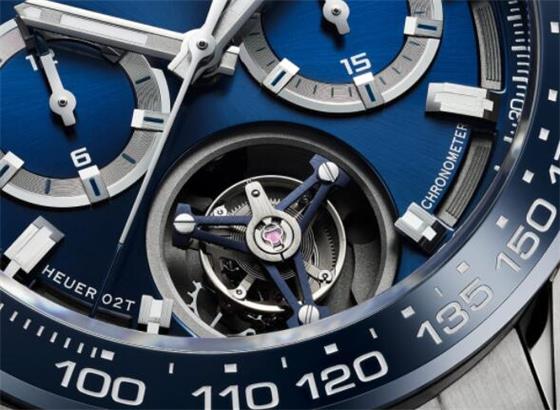 新款豪雅Carrera Heuer 02T陀飛輪計(jì)時碼表