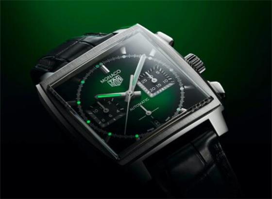 泰格豪雅（TAG Heuer）摩納哥綠色表盤(pán)